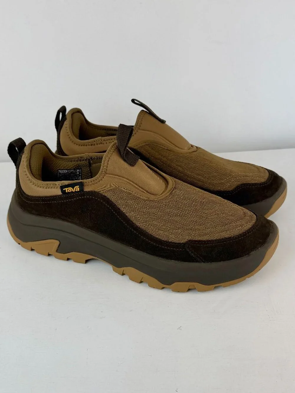 Men's 10 - Teva Hurricane Daybreaker Slip On Sneaker - Dark Brown - 1172953